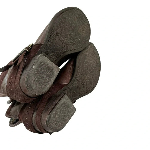 The Sak Women's Harper Leather Boho Ankle Boot Bootie Brown Size 8 - Picture 9 of 14